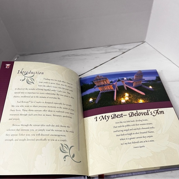 Soul Retreats for Couples Hard Cover Book meditations - Picture 6 of 8